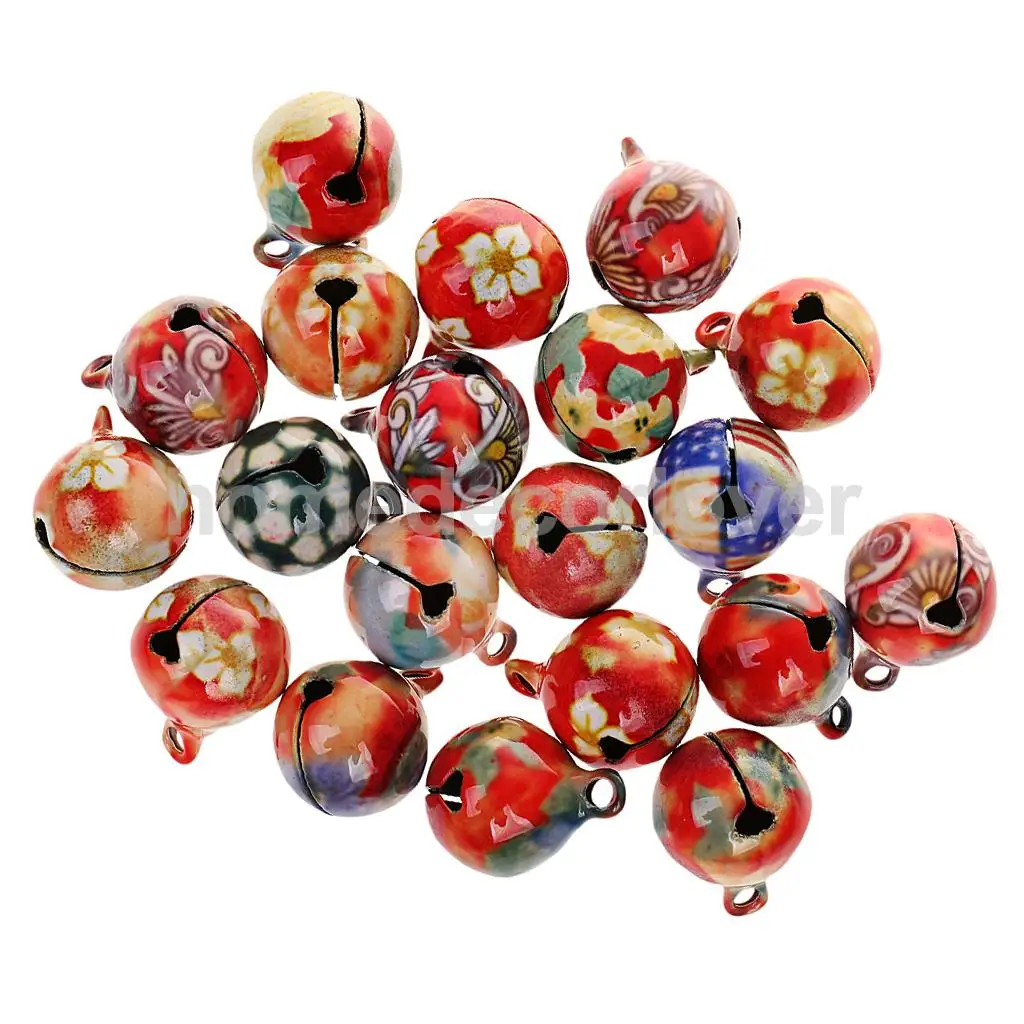 20pcs 16mm Multi color Jingle Bells DIY Christmas Decoration Pendants