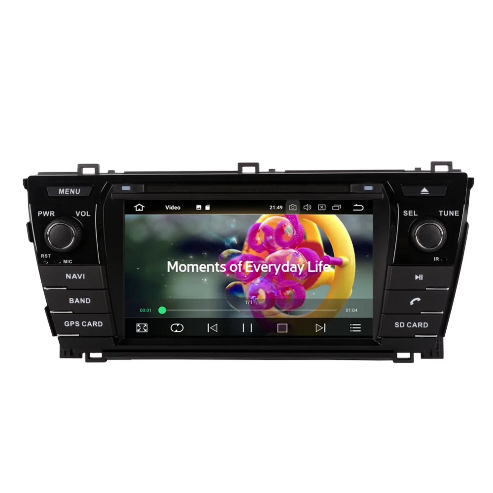 

Android 8.0 Octa Core 4GB+32GB Car PC Radio Stereo Head Unit For Toyota Corolla 2013- Left Hand Driving GPS Navigation Bluetooth