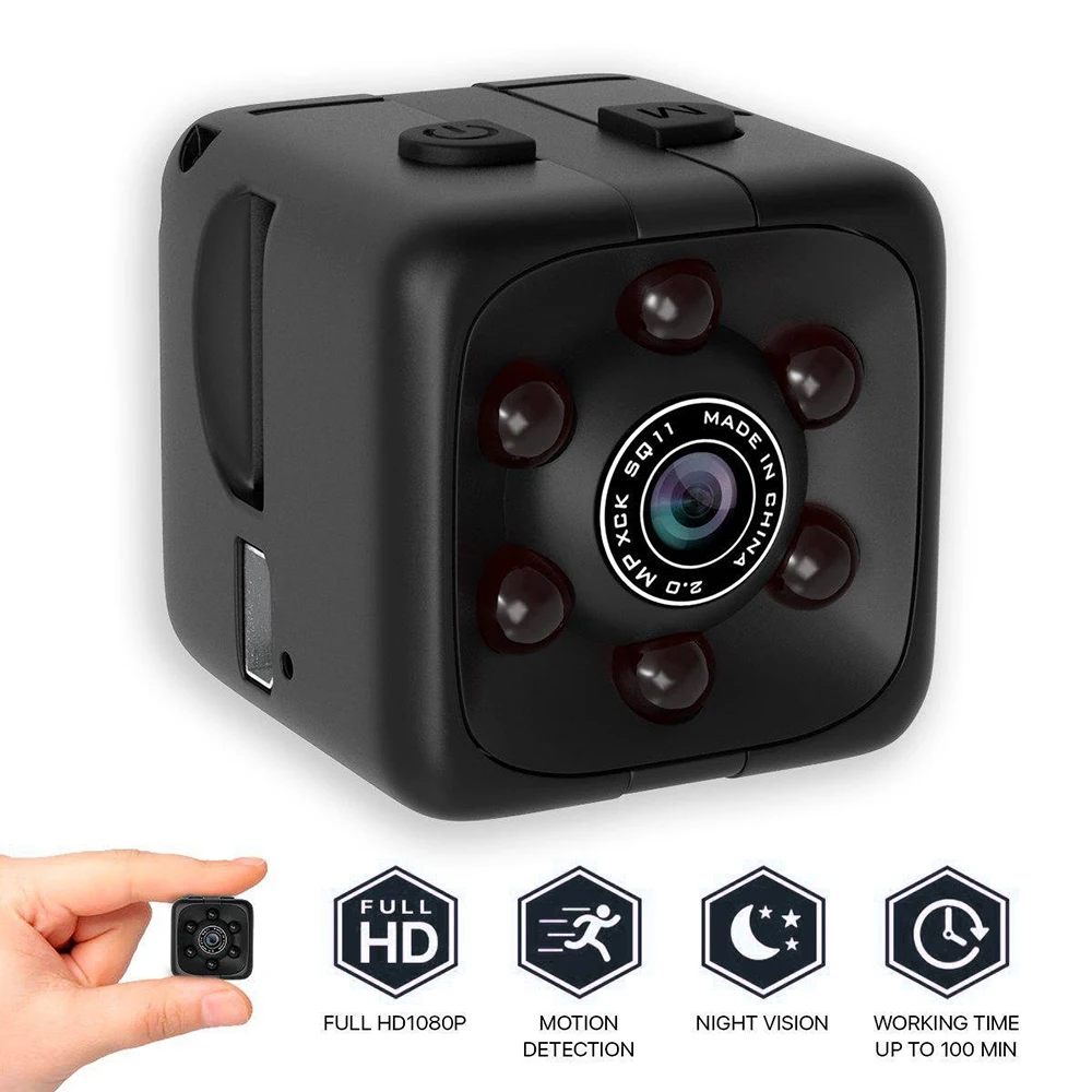 

SQ11 PRO Mini Camera 1080P Sence DVR Smart Home Security Camcorder small cam Night Vision Motion Detection Support Hidden TFCard