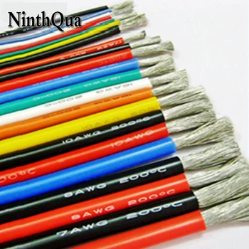 

4 6 7 8 10 11 12 13 14 15 16 17 18 20 22 24 26 28 30 AWG Silicone Wire Ultra Flexiable Test Line Cable High Temperature