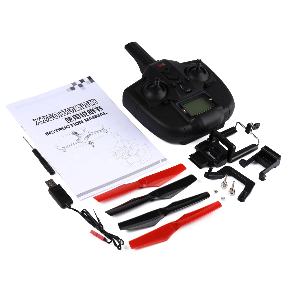 XK X250 B WI FI FPV HD 720 P камера 2 4 г канала RC 6 Axis Gyro пульт дистанционного Управление