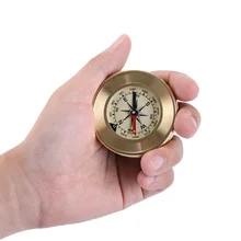 Мини военный кемпинг Marching Lensatic Лупа с компасом золото диких выживания навигация фосфоресцирующий высокое качество