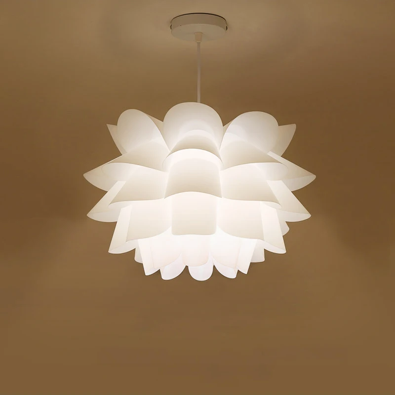 Lotus Flower Pendant Lights Nordic Pendant Lamp Bedroom Living Room ...