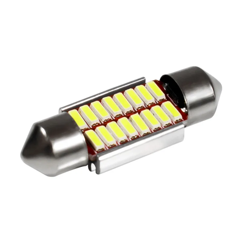 36 мм C5W DE3021 6418 супер яркий 16 SMD 4014 светодиодный CANBUS без ошибок Автомобильная гирлянда лампа подсветка для автомобильного номера лампа Внутренняя купольная лампа 12 В