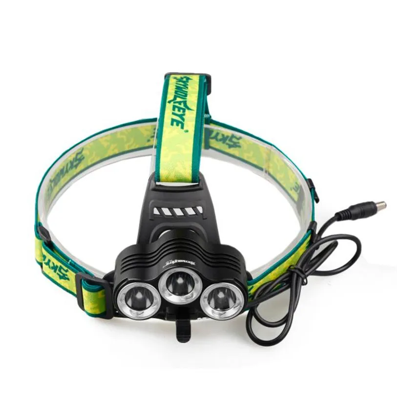 Sale Rehargeable 12000 Lm 3 x XML T6 LED Bicycle Head Light 18650 Headlamp  Outdoor Bike Bicycle Accessories High Quality May 15 3