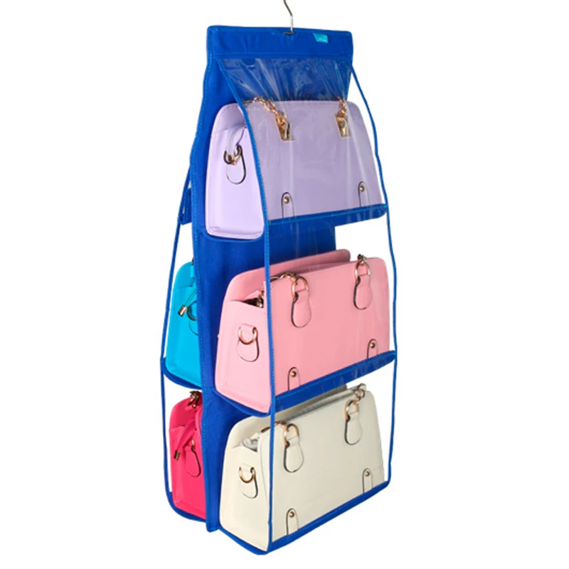 Buy 2017 6 Pocket Shelf Hanging Organizer Storage Bag