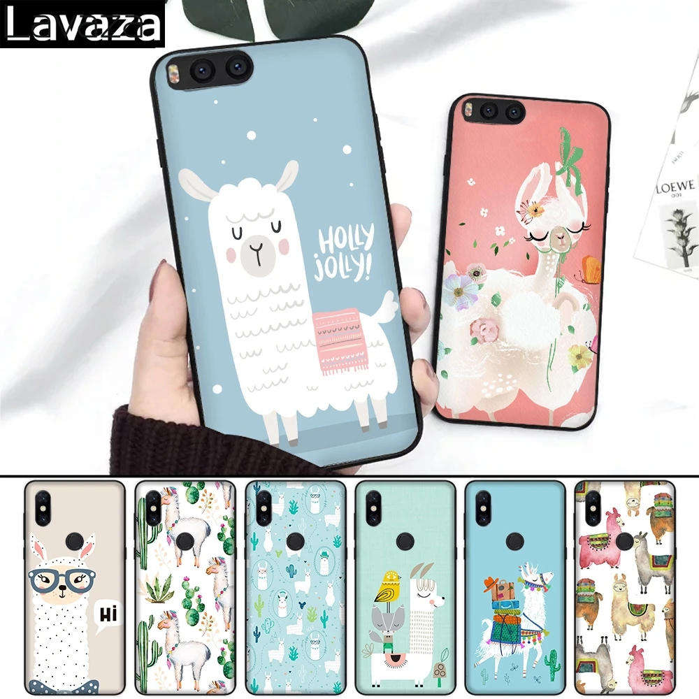 

Lavaza Cute Alpaca Llama Silicone Case for Xiaomi Redmi 4A 4X 5A S2 5 Plus 6 6A Note 4 Pro 7 8 k20 Prime Go