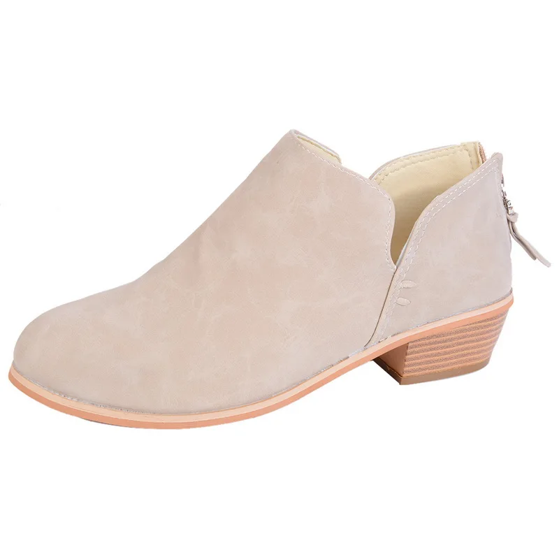 LASPERAL/Новые осенние женские ботинки; женские слипоны на квадратном каблуке; женская обувь на высоком каблуке с острым носком; Повседневная модная женская обувь