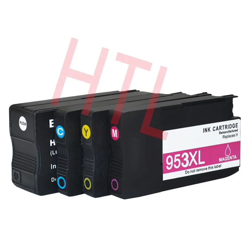 4PK совместимый чернильный картридж 953 953XL для HP pro 7740 7720 8210 8218 8710 8715 8718 8719 8720 8725 8728 8730