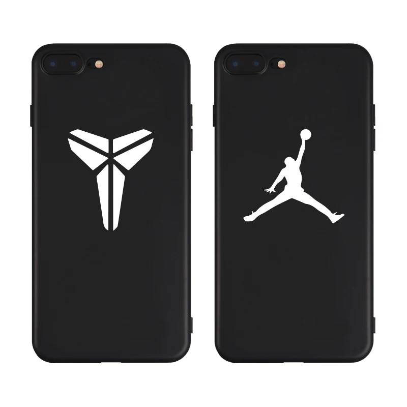 

Jordan Bryant Phone Cover Case For Iphone X XS MAX XR 10 8 7 6 6S PLUS 5 5S SE Soft Silicon case Fashion Sports NBA Black Mamba