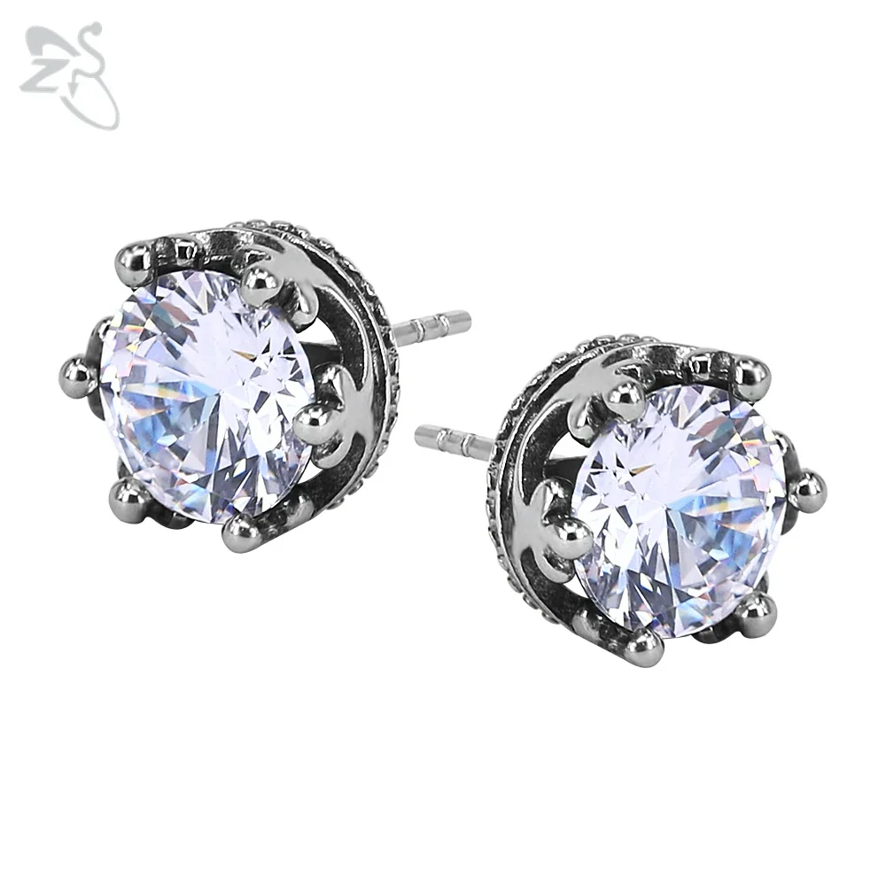

Flower Earring Cubic Zirconia Ear Studs Earring Piercings Cartilage Body Surgical Steel Pierced Fashion Jewelry Wedding Party