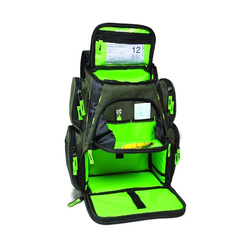 Fishing Bag Large Capacity Multifunctional Tackle Bags Camping Gear Fish Luya Backpack Tactical Waist Pack Hiking Hunting Travel (3)