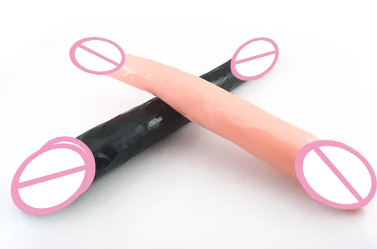 Huge Dildo Double head Penis Sex Toys For Woman Consoladores Big Realistic Double Head For Anal And Vagina Gay And Lesbian