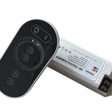 Светодиодный полосный диммер с РЧ сенсорным пультом дистанционного управления; DC12-24V вход; 12A* 1CH выход