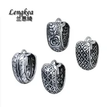 Lengkea, ювелирные изделия, персонализированные модели, серебряные серьги, серебро 925 пробы, Винтажные серьги с застежкой, женские серьги, аксессуары для ушей