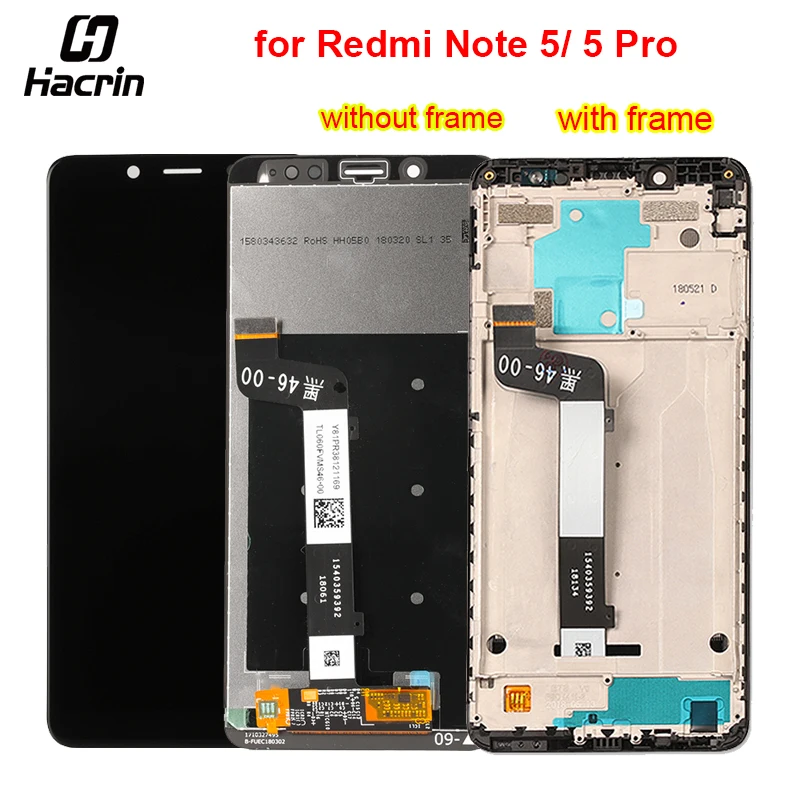 for Xiaomi Redmi Note 5 Pro LCD Display + Touch Screen Digitizer