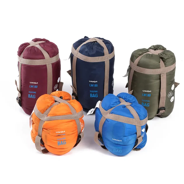 Lixada Camping Sleeping Bag 190 75cm Type Polyester Bags Lixada Camping Sleeping Bag 190 75cm Type Polyester Bags With Compression