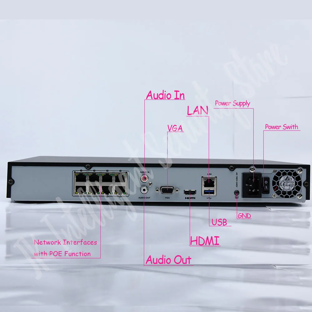 Hikvision ds 7608ni e2/8 P 8ch NVR для HD IP Камера 5 Мп Запись 8 PoE Порты 2 SATA безопасности сети видео