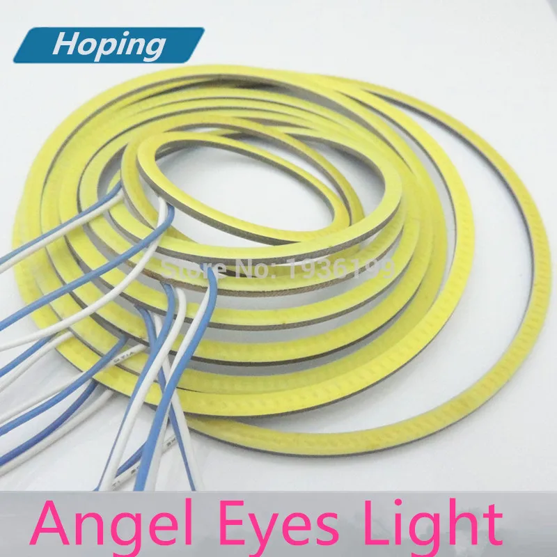 

COB Angel Eyes 120mm 2Pieces Auto Halo Rings COB 120MM Angel Eye Car Headlight Motorcycle White Red Yellow Blue 12V Led