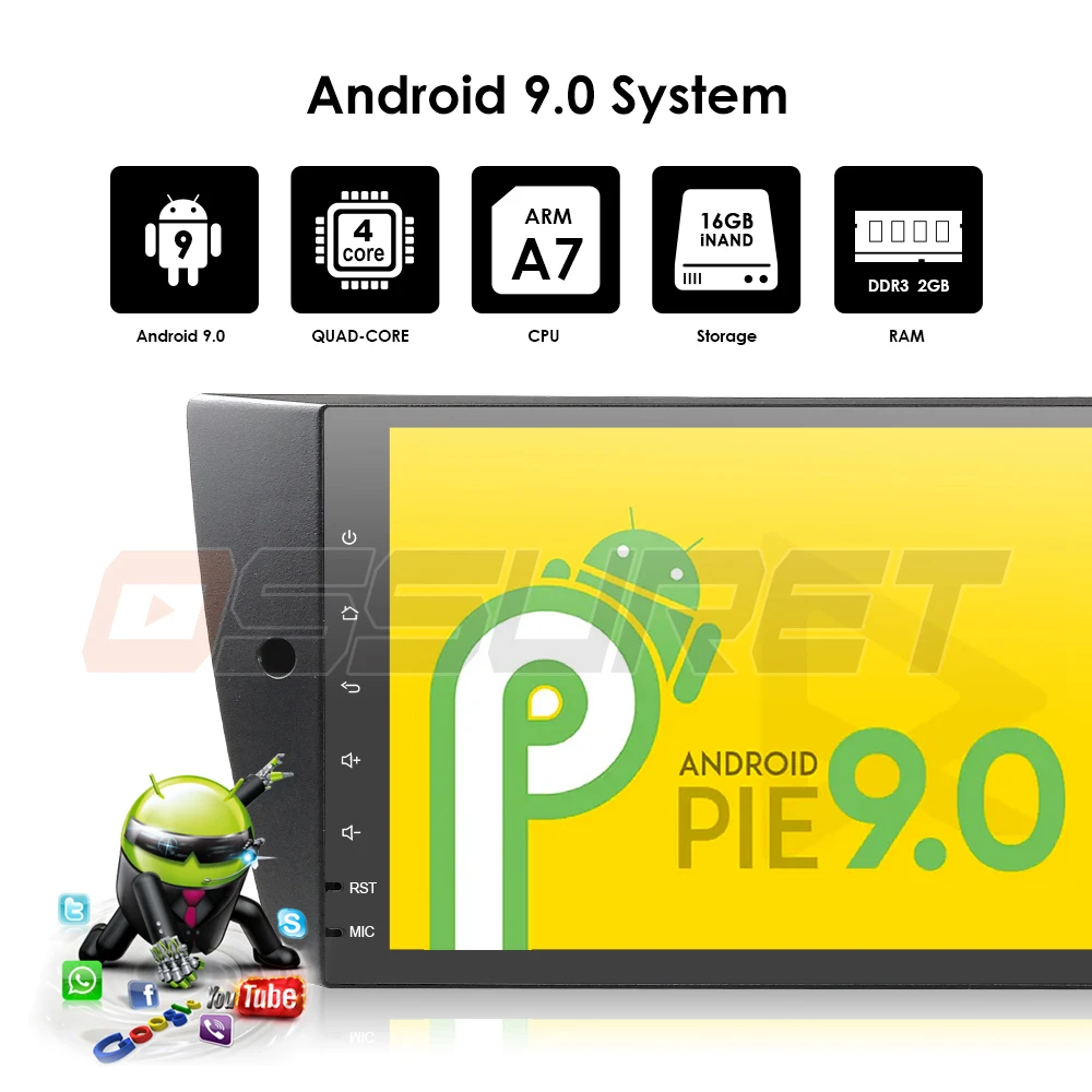 Perfect 1 Din Android 9.0 QUAD core 9 Inch Car GPS stereo For BMW E90 E91 E92 E93 2006-2012 EQ SWC 1080P OBD2 TPMS  DTV-IN Free Camera 5