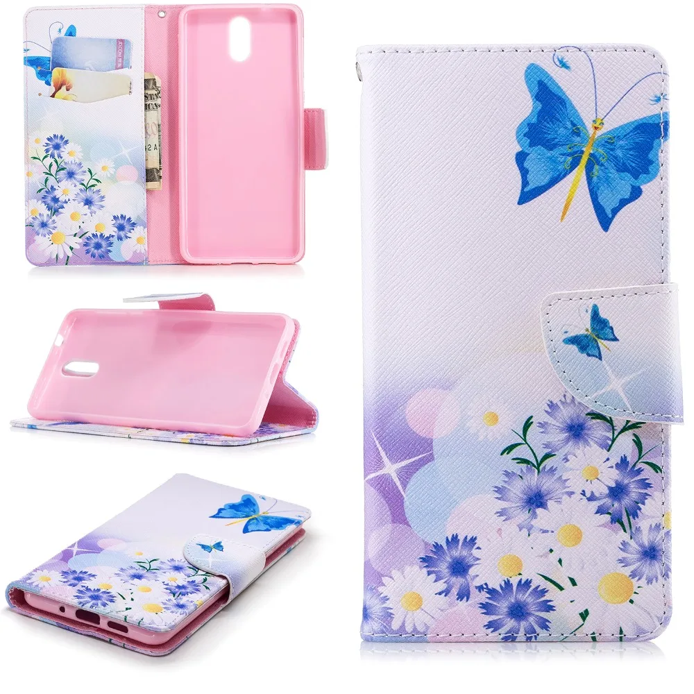 Чехол с милым медведем и бабочкой для coque Nokia 3 1 2018 3310 2017 2 5 6 чехол Etui Hoesjes |