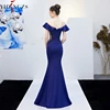 YIDINGZS See-through Appliques Beaded Long Evening Dress Off the Shoulder Elegant Evening Party Dress YD16288 ► Photo 2/6
