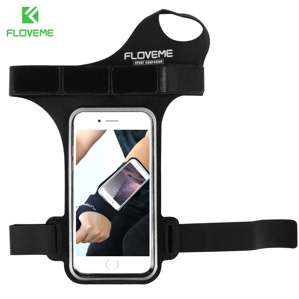 Floveme شارة للماء حقيبة الهاتف العالمي للجميع 5.5 بوصة الهواتف النقالة آيفون 7 زائد 8 زائد 6 6 ثانية زائد ركوب الذراع الفرقة