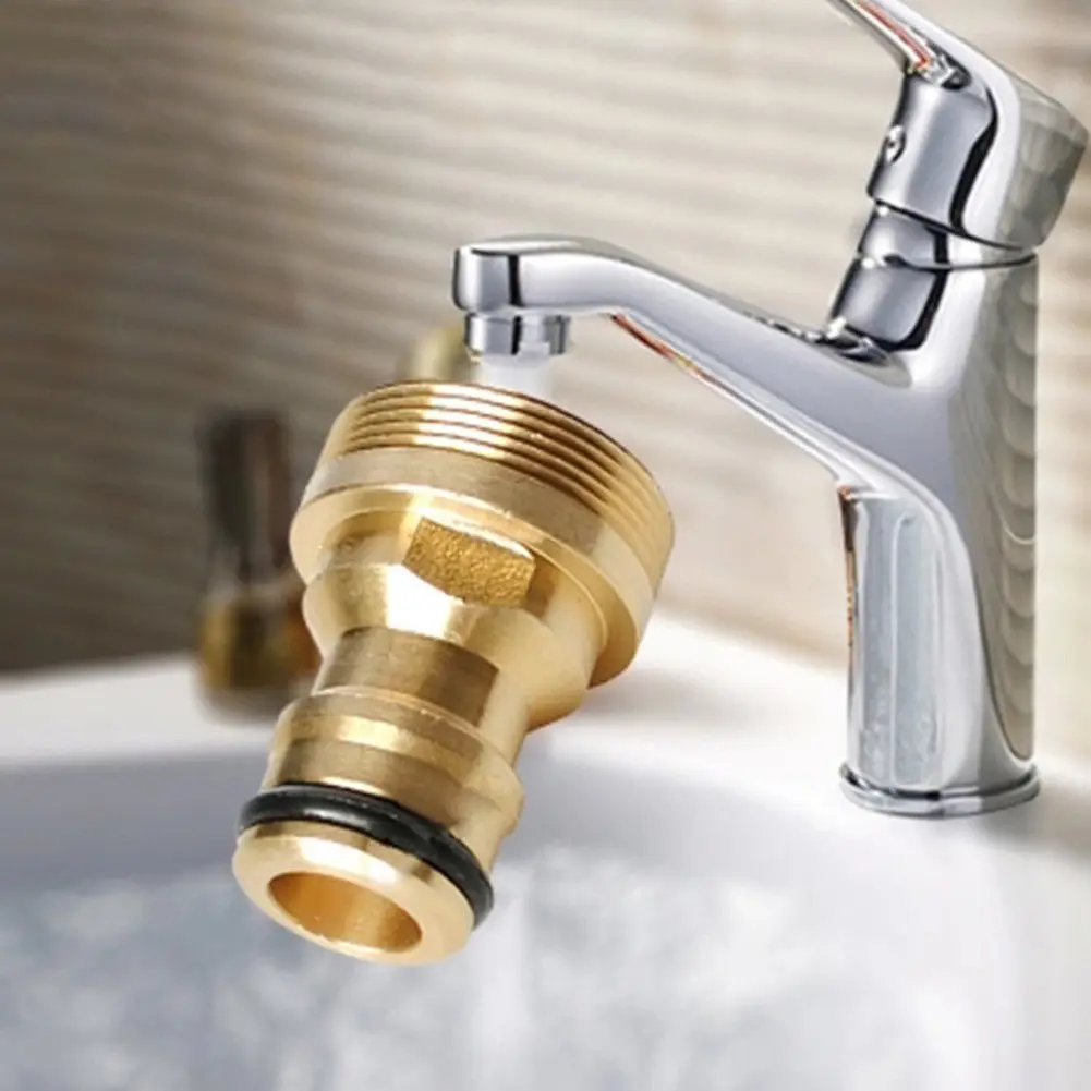 

1PCS Universal Brass Kitchen Threaded Tap Connector Hose Pipe Joiner Fitting Tap Water Pipe Connector Garden Watering Tools