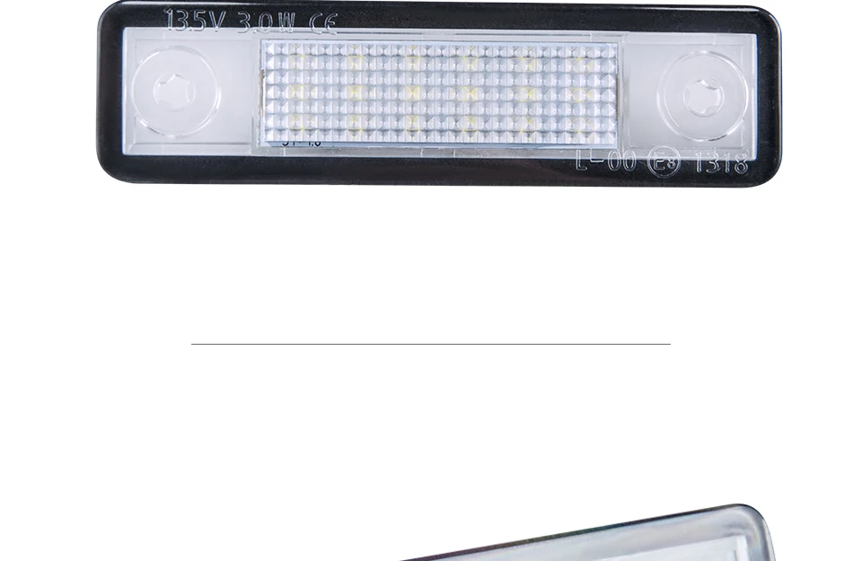 Led Car-styling 18 LED License Plate Lights 12V White Number Plate Lamp For Opel Astra G Astra F Corsa B Zafira A Vectra Omega A (8)