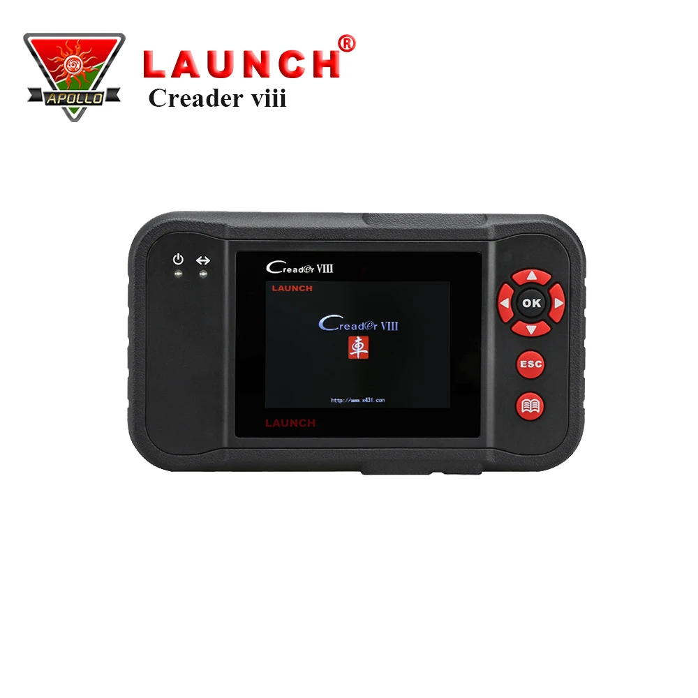 

LAUNCH Creader VIII OBD2 Creader 8 OBDII Diagnostic Tool Support ABS SRS Park Brake Oil Service Reset Car Scanner