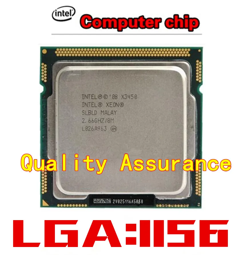 Intel Xeon X3450 4 ядра 2.66 ГГц/8 м/2.5gts slbld разъем LGA1156 Процессор процессор равных |