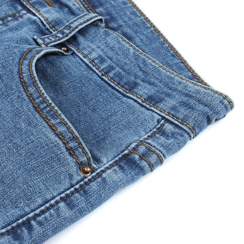 Высокое качество, новинка, мужские джинсы, облегающие, клеш, брюки, мужские, s эластичный светильник, синие, брендовые, джинсовые, расклешенные брюки
