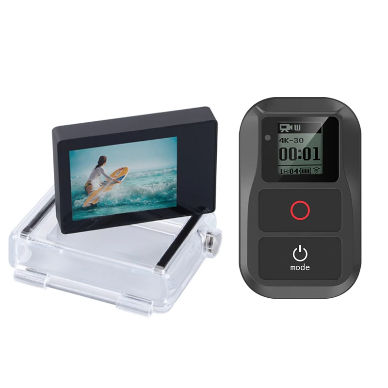 Умный пульт дистанционного управления для GoPro Hero 7 6 5 4 Session аксессуары+ Go Pro ЖК-дисплей BacPac экран для GoPro 4 3+ 3 черный