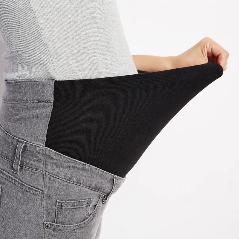 Брюки женские джинсовые для беременных с эффектом эмоции|maternity jeans pants|women maternity