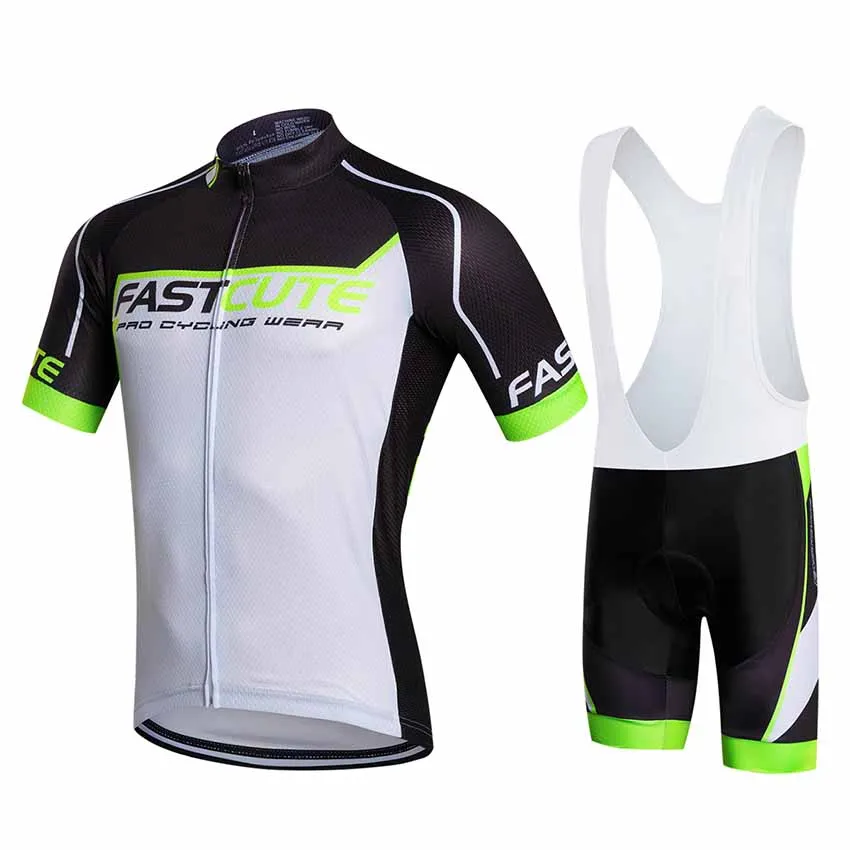 

2017 New Design Cycling Jersey outdoor Sports Ropa Ciclismo Set and breathable Bicycle Bike jerseys with silica gel pad