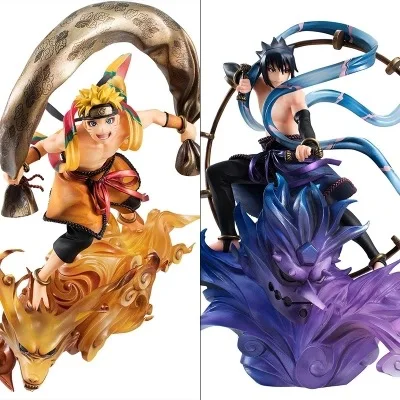 Uzumaki Vs Sasuke Thor Naruto Японские Аниме фигурки из ПВХ модель коллекция для девочек детей