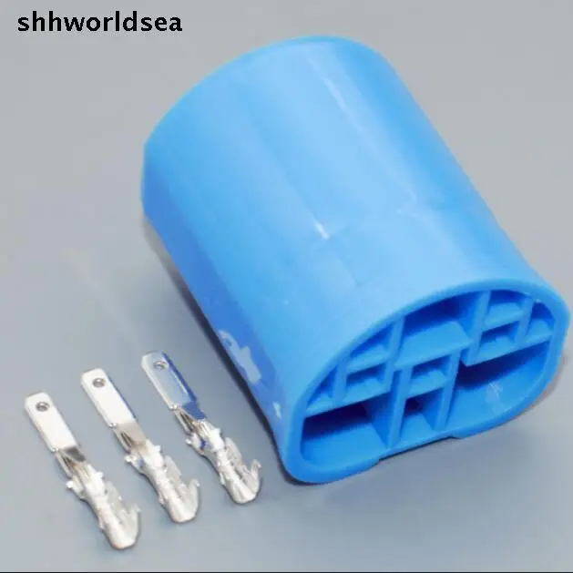 

shhworldsea 10Kit 9004 9007 HB5 Male connector HID Plug adaptor headlight socket kit