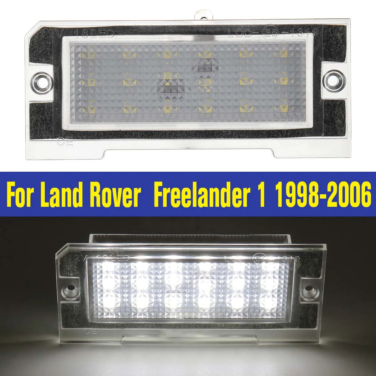 Для Land Rover freelander 1 1998-2006 Автомобильный светодиодный номерной знак сигнальная лампа