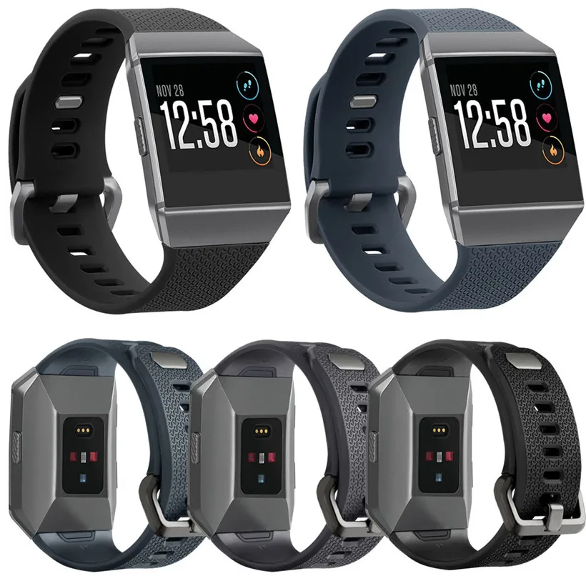 

Large Replacement Sports Silicone Watch Bracelet Strap Band For Fitbit Ionic drop shipping 1010