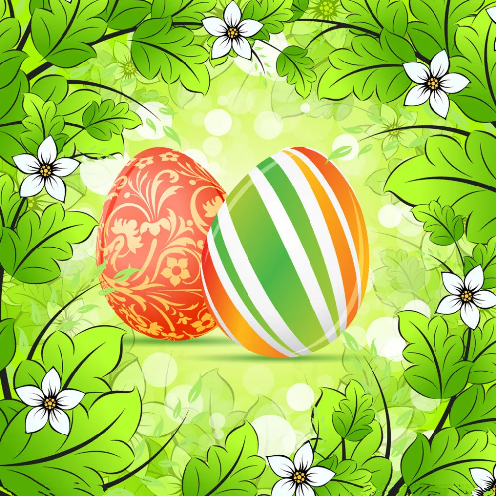 

SHENGYONGBAO 10x10ft Vinyl Custom Photography Background Props Easter Photography Backdrops EFH-88