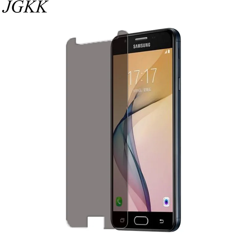 JGKK для Samsung Galaxy J2 J5 J7 Prime Черный Анти-шпион Экран протектор надежное закаленное