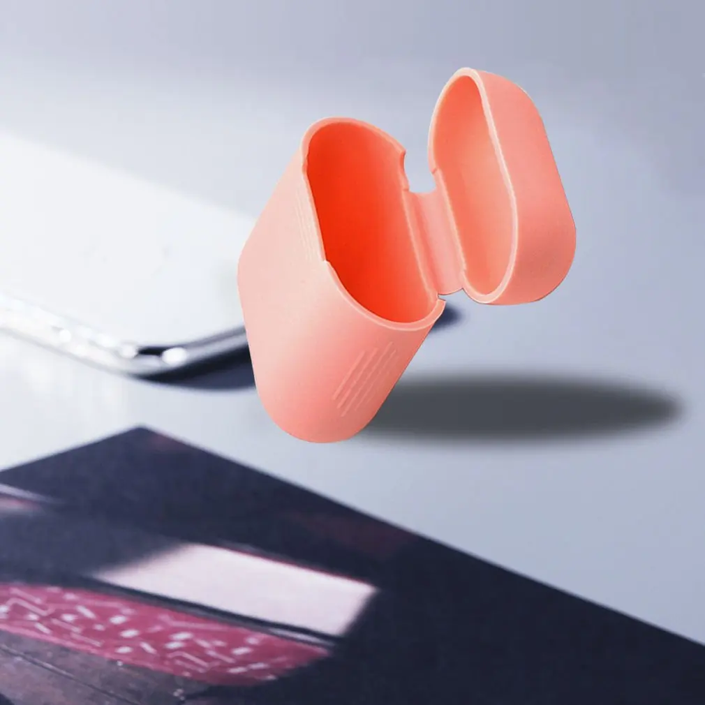 Soft Silicone Case Earphones for Apple Airpods Bluetooth Wireless Earphone Protective Skin Cover Box for Air Pods Ear Pods Bag