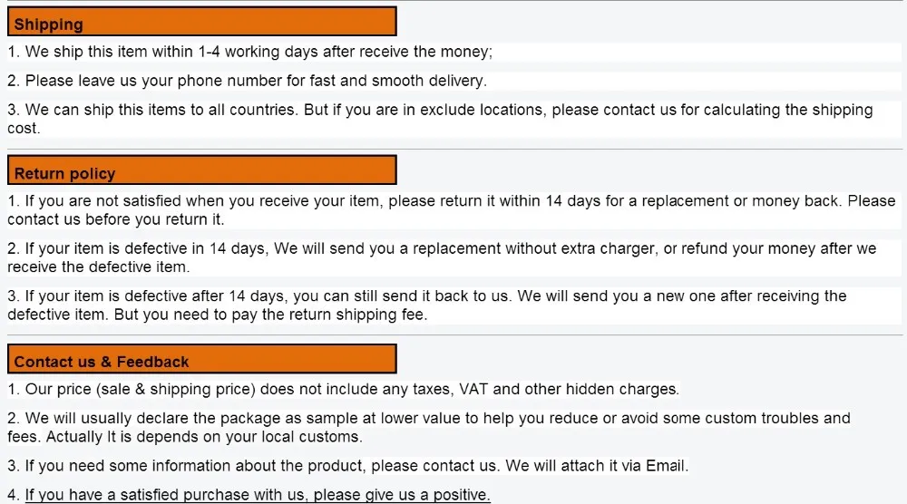 ali-return policy