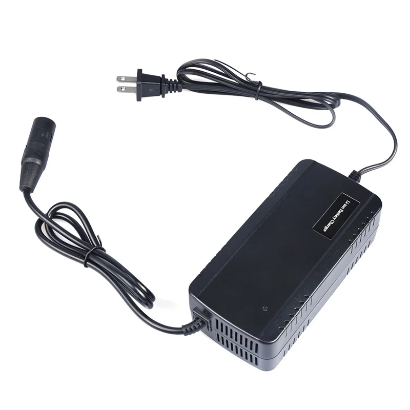 Top 54V / 42V Microphone Plug 110V-240V Li-ion Electric Bicycle Battery Charger AU EU US UK Output E Bike Charger 1