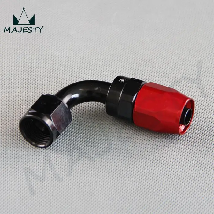 

UNIVERSAL -10AN AN10 90 degree SWIVEL OIL/FUEL LINE HOSE END FITTING / ADAPTOR