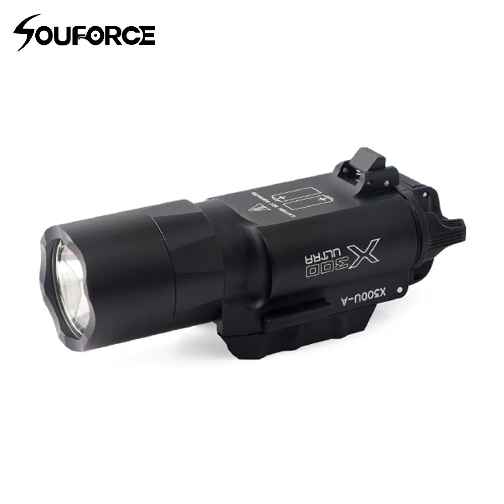 New Tactical Flashlight Suit 20mm Rail Mount for Airsoft Pistol Handgun Rifle Hunting Camping Outdoor Tool