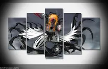 Hollow ichigo bleach anime print poster canvas decoration 5 pieces 20x35cmx2,20x45cmx2,20x55cm