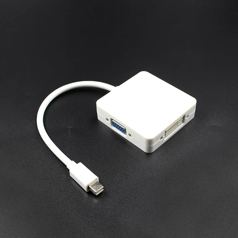 Professional Display port to HDMI VGA DVI Cable Adapter Mini Display Port Male 20 pin input HDMI Female Type A 19 pin output NEW