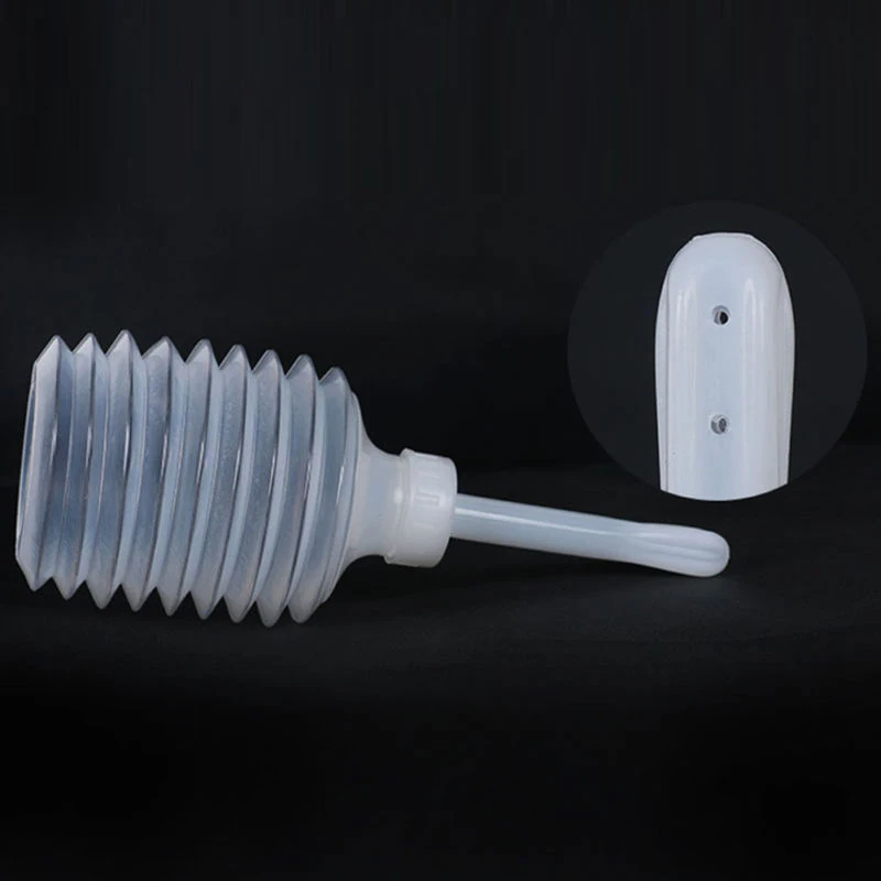 2PCS 200ml Disposable Enema Rectal Syringe Anal Vaginal Cleaner Enemator Douche Colon Cleaning Butt Plug Feminine Hygiene