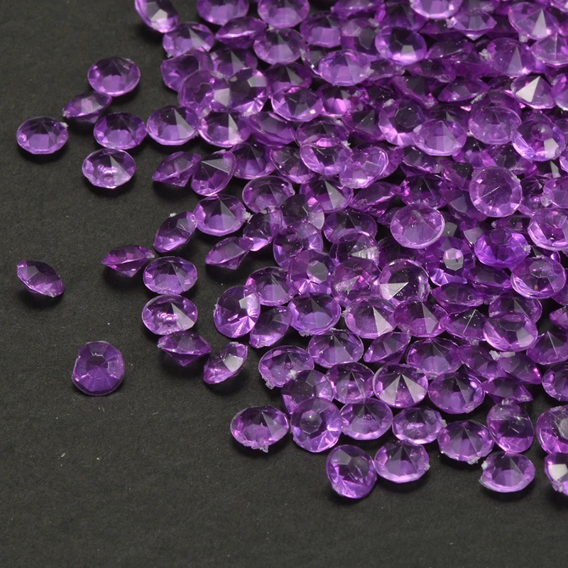 1000pcs Colorful 4.5mm Decor Crafts Clear Crystals Rhinestone Diamond Table Scatters Events Party Festive Wedding Decor F0